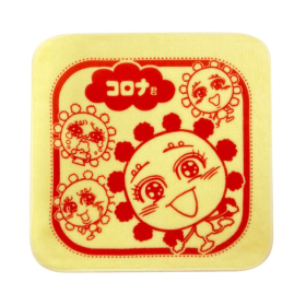 コロナ君ハンカチ
