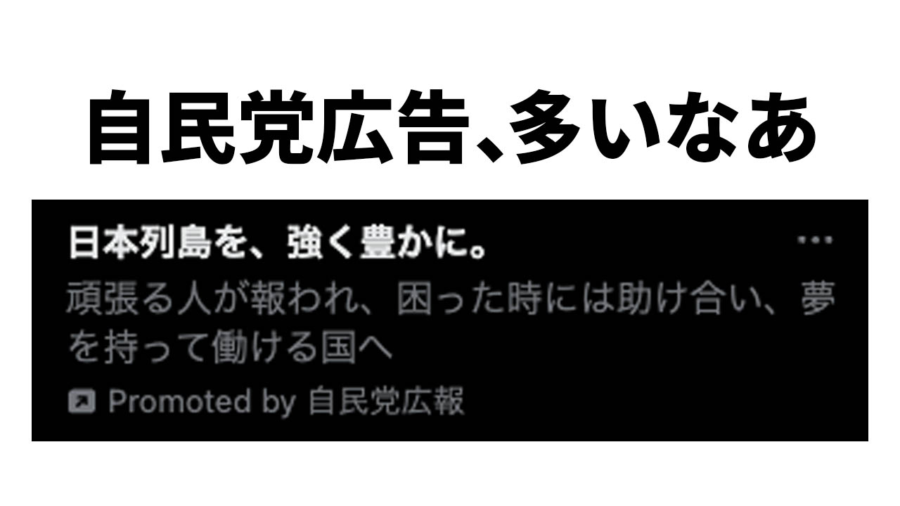 「公約」と「広告」