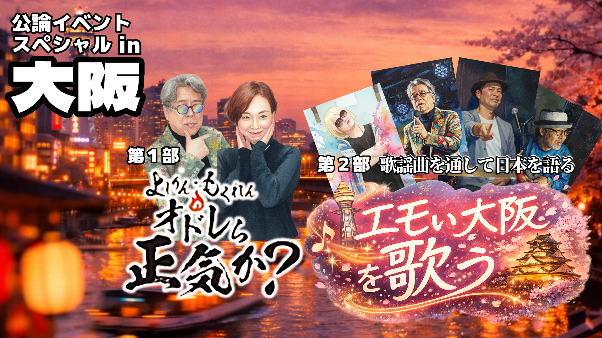 大阪に、よしりんバンドがやって来ます！3月8日【公論イベントスペシャル in 大阪】参加者募集中！！